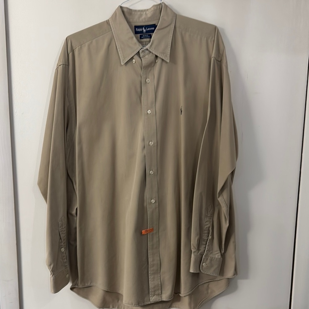 Ralph Lauren Men's Tan Shirt
